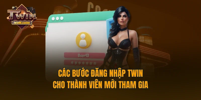 Các bước đăng nhập TWIN cho thành viên mới tham gia