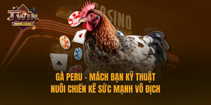 Gà Peru - Mách Bạn Kỹ Thuật Nuôi Chiến Kê Sức Mạnh Vô Địch